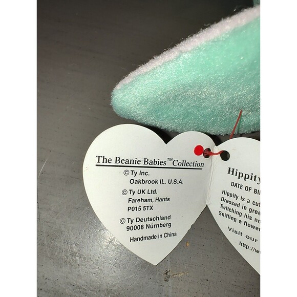 Ty Original Beanie Baby Hippity 4th Gen Tag 1996 PVC Pellets Fast Shipping USA - Picture 5 of 15